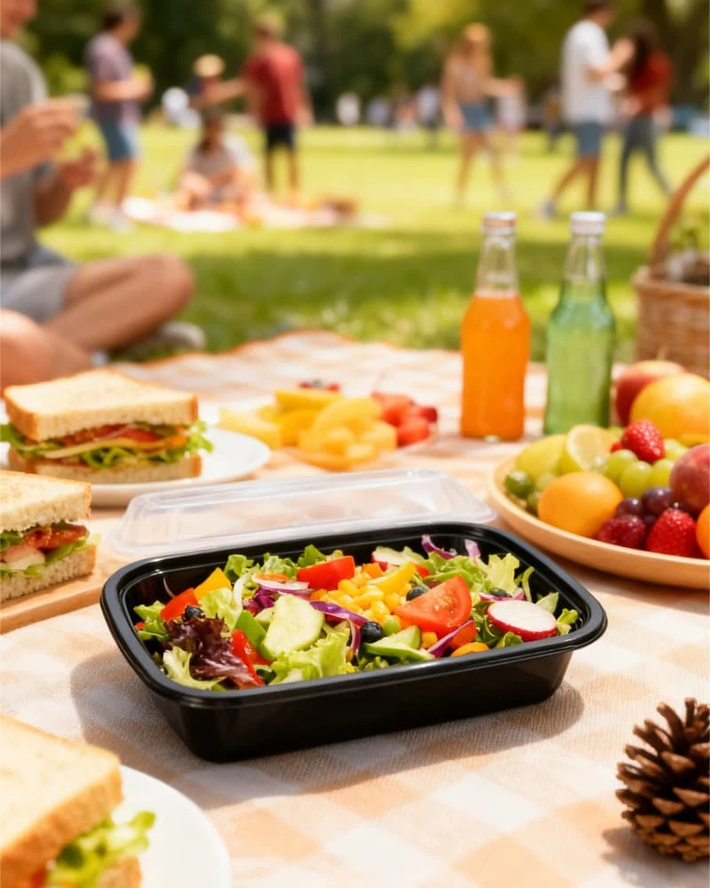32oz Black Food Container best